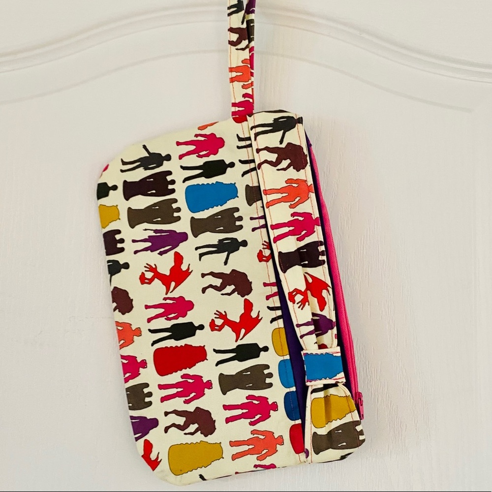 One of a kind handmade Doctor Who Large Wristlet
